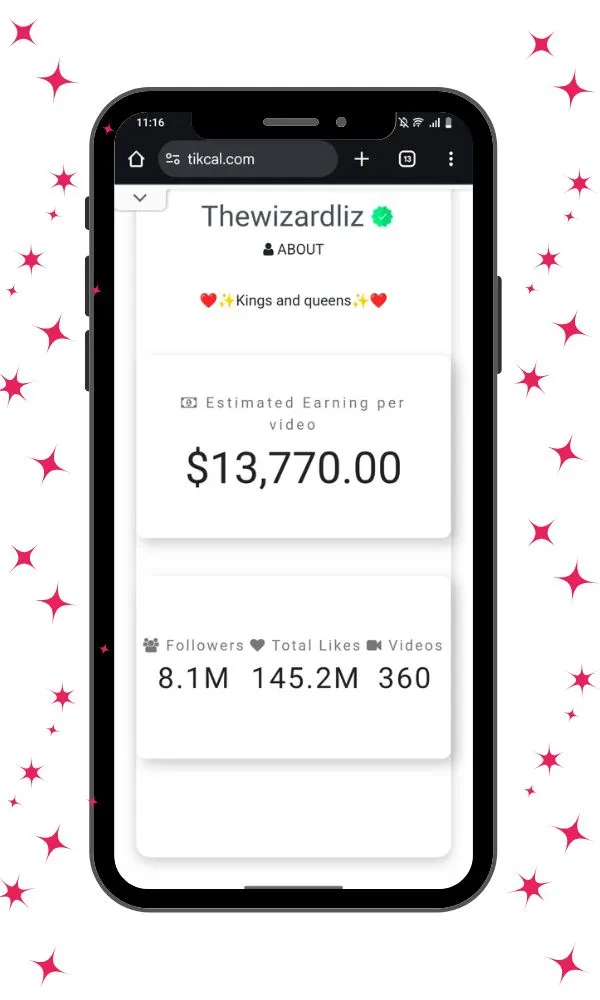 Calculator de bani Tiktok | Calculați gratuit câștigurile și angajamentele Tiktok 8 Tiktok Money Calculator