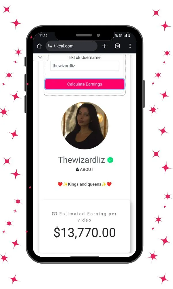 Calculator de bani Tiktok | Calculați gratuit câștigurile și angajamentele Tiktok 7 TikTok money calculator